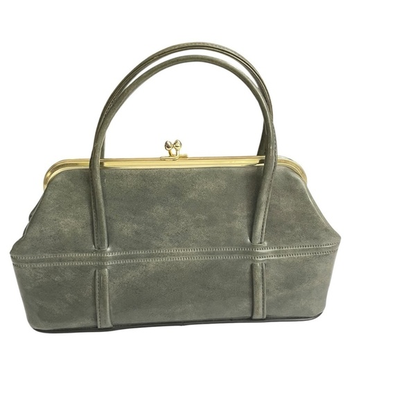 Vintage 60's 70's Gray green
Twiggy Handbag purse
LONDON MOD Carnaby st - Picture 4 of 11